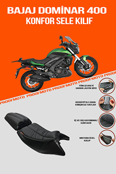 PROOFMOTO Bajaj Dominar 400 Comfort Saddle Cover
