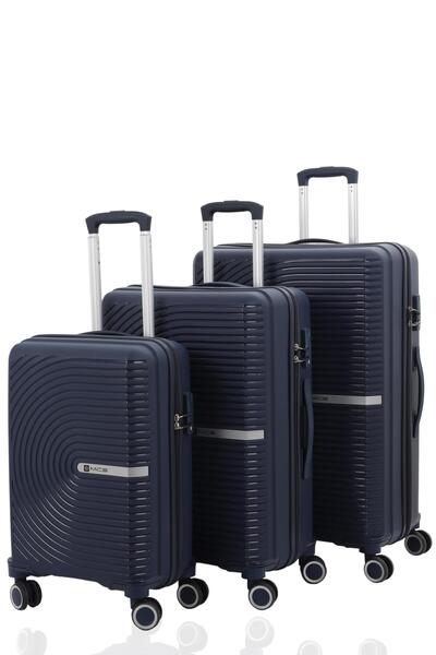 MÇS Mçs Üçlü Polipropilen Valiz Seti V374