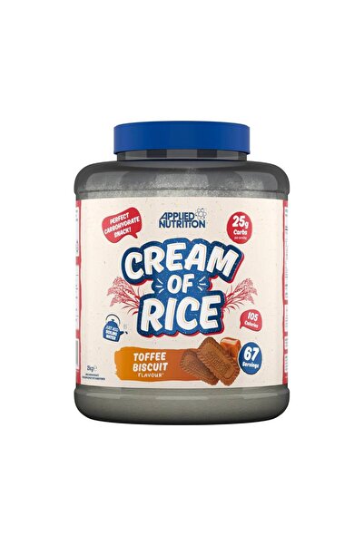applied nutrition Cream Of Rice, Toffee Biscuit, 2 Kg High Carbohydrate Source Of Energy For Breakfast & Snacks