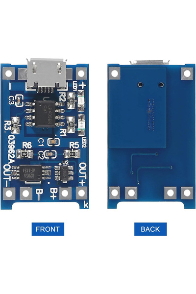 Choice 10 قطع مايكرو يو إس بي 10 قطع 5 فولت 1 أمبير 18650 TP4056 لوحة شحن بطا...