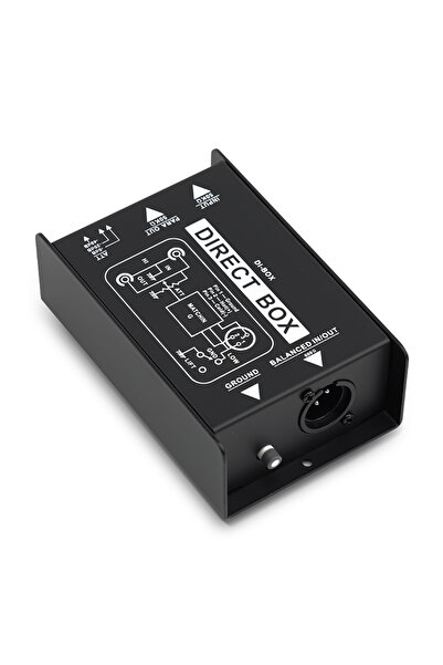 Choice 1 channel KDES DIBOX Professional Passive DI-Box Direct Injection Audio Box Balanced & Unbalance Sig