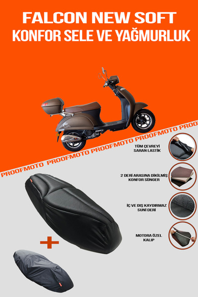 PROOFMOTO Falcon New Soft 50 Comfort Saddle Cover