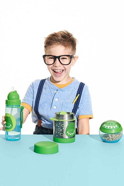 Skip Hop Stainless Steel Food Storage Thermos Set - Crocodile