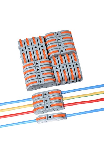 Choice 20 قطعة أو 34/50 قطعة من موصلات الأسلاك ذات الرافعة للتوصيل السريع، مق...