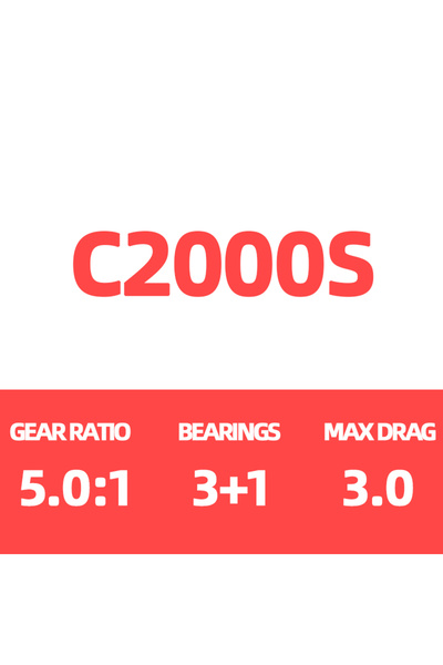 Choice بكرة صيد دوارة C2000S SHIMANO NEXAVE 3+1BB أقصى قوة سحب 11 كجم 1000 20...