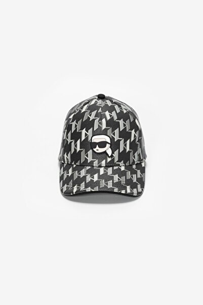 Karl Lagerfeld Ikonik Erkek Baseball Şapka Siyah