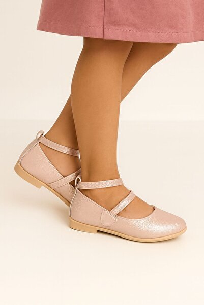 PATİK BEBE KIZ COCUK BİLEKTEN DOLAMALI CIRTLI BABET