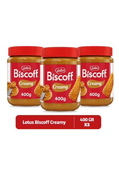Lotus Biscoff Spread Sürülebilir Bisküvi Kreması Ezmesi 400 Gr x 3ADET