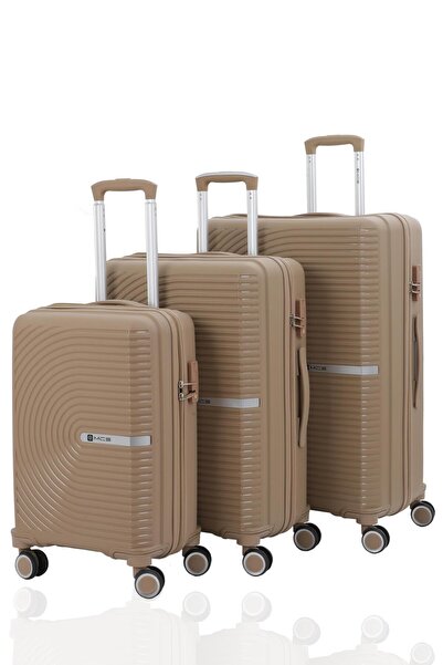 MÇS Mçs Üçlü Polipropilen Valiz Seti V374