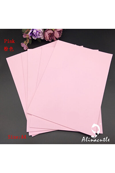 Choice ورق إسفنجي وردي بسمك 3 مم، مقاس 21 × 29 سم، ورق حرفي مصنوع يدويًا من م...