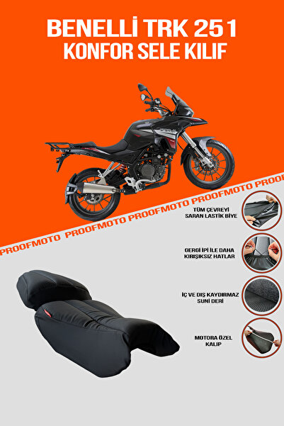 PROOFMOTO غطاء سرج مريح من بينيلي Trk 251