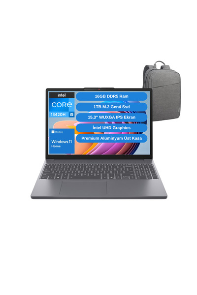 LENOVO IP Slim 3 14IRH10 Intel Core i5 13420H 16GB 1TB SSD 15.3" W11 Laptop -...