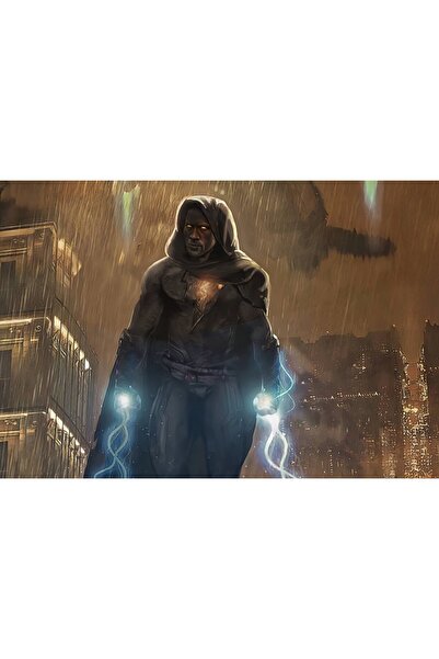 Zumzeria Tablou Canvas Black Adam Concept Art From Knightmare, 80x50cm, tablo...
