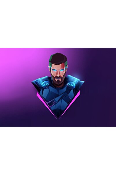 Zumzeria Tablou Canvas The God of Thunder, 80x50cm, tablou536, Zumzeria ®