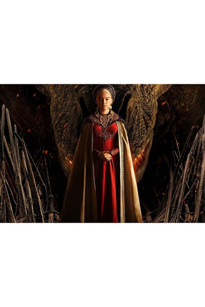 Zumzeria Tablou καμβάς Το Σπίτι του Δράκου, 80x50εκ., tablou1221,