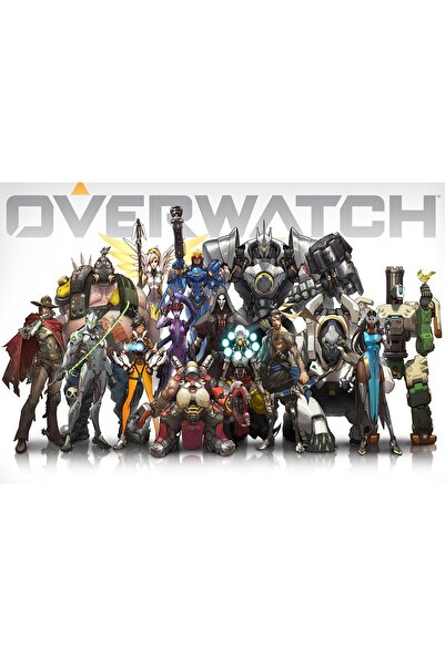 Zumzeria Tablou Canvas Overwatch Heroes, 80x50cm, ®