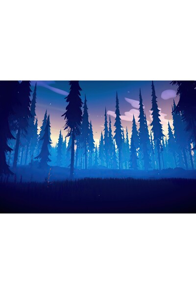 OEM Poster Printre copaci Vine noaptea, 61x90cm, poster1514, Zumzeria