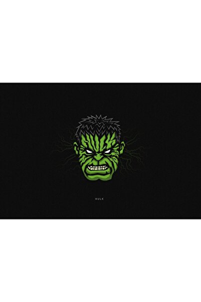 Zumzeria Tablou Canvas Hulk Superhero Minimal, 80x50cm, tablou1115, ®