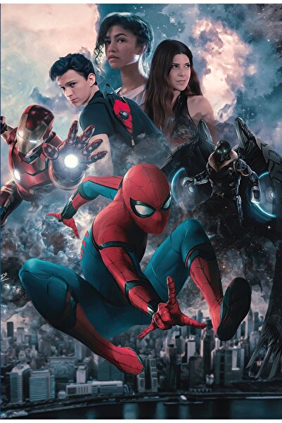 Zumzeria Tablou pe pânză Spiderman Home Coming, 80x50cm, tableau423,