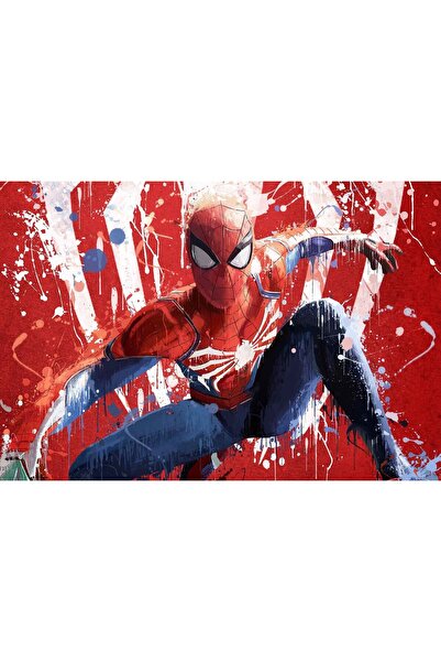 Zumzeria Έργο τέχνης σε καμβά με θέμα το παιχνίδι Spiderman, 80x50εκ.,