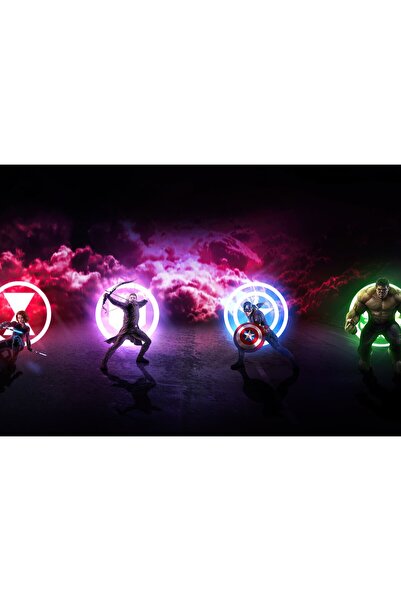 Zumzeria Canvas Painting Avengers Gotham Knights Style, 80x50cm, painting1261,