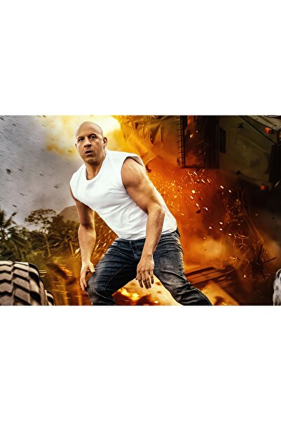 Zumzeria Tablou pânză Dominic Toretto Furios și iute 9, 80x50cm,