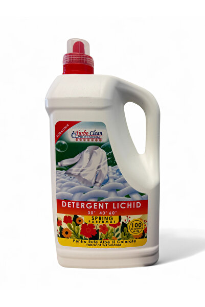 Turbo Clean Profesional Detergent lichid pentru rufe Fresh, 5L, 100 spălări, ...