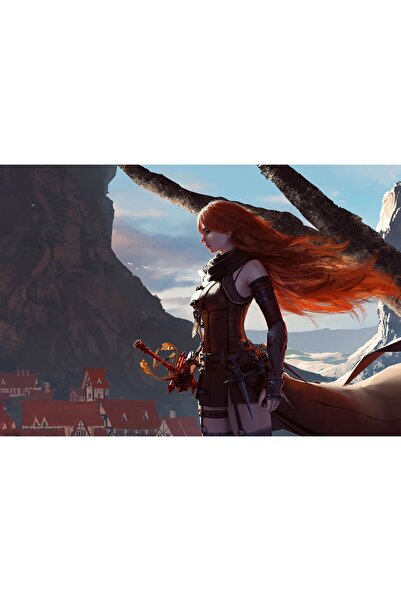 Zumzeria Tablou Canvas Fantasy Girl Rapier, 80x50cm, tablou1415, ®