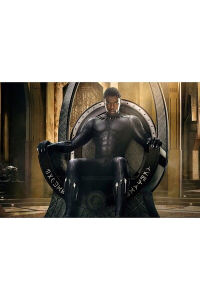 Zumzeria Tablou Canvas Chadwick Aaron Boseman Black Panther, 80x50cm, tablou449, ®