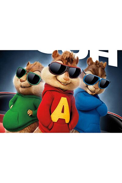 Zumzeria Καμβάς Tablou Alvin Simon Theodore V2, 80x50εκ.,