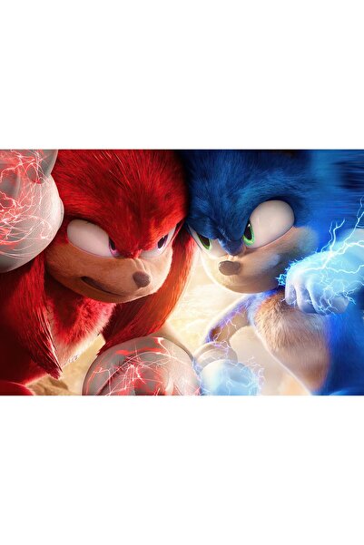 Zumzeria Tablou Canvas Sonic The Hedgehog 2, 80x50cm, tablou476, ®