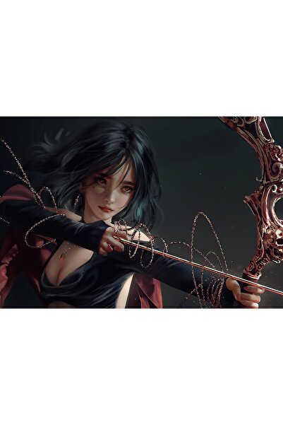 Zumzeria Πίνακας σε καμβά με αλυσιδωτό φιόγκο Lucy, 80x50εκ., tableau1375,