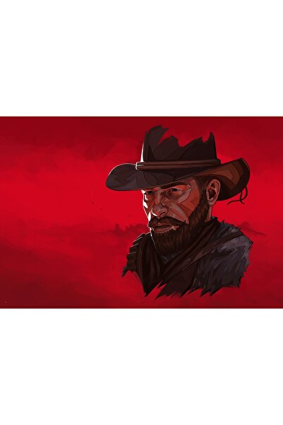Zumzeria Tablou Canvas Arthur Morgan Red Dead Redemption, 80x50cm, ®