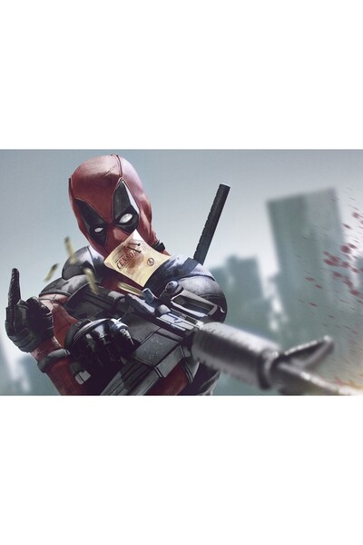 Zumzeria Pictură pe pânză Deadpool Kill, 80x50cm,