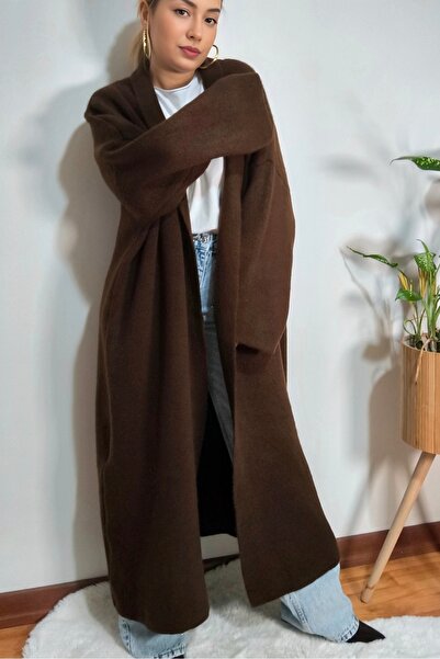 MADAMMERY Thick Long Oversize Loose Cardigan Large Size Matching