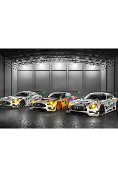 Zumzeria Πίνακας σε καμβά Mercedes AMG, 80x50εκ.