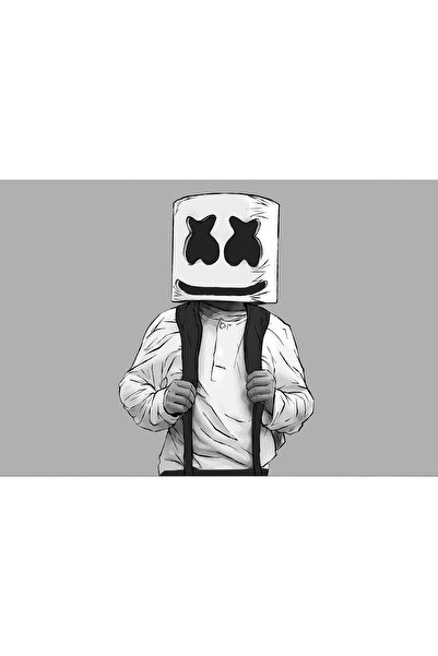 Zumzeria Tablou Canvas Marshmello Artwork, 80x50cm, ®