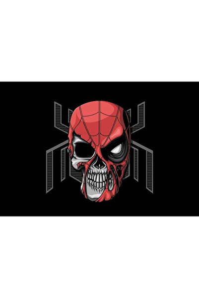 Zumzeria Tablou Canvas Spiderman Dead Dark Minimal, 80x50cm, tablou1133, Zumzeria ®