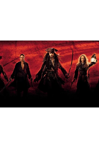 Zumzeria Tablou pânză Pirații din Caraibe la capătul lumii, 80x50cm, tablou1132,