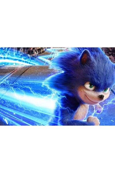 Zumzeria Tablou Canvas Movie Sonic The Hedgehog 2020, 80x50cm, tablou465, ®