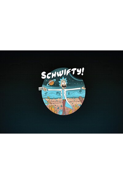 Zumzeria Καμβάς Tablou Rick Schwifty, 80x50εκ.,