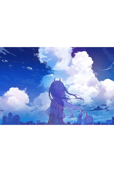 Zumzeria Πίνακας σε καμβά Nakiri Ayame In Hololive, 80x50cm, tableou1277, ®