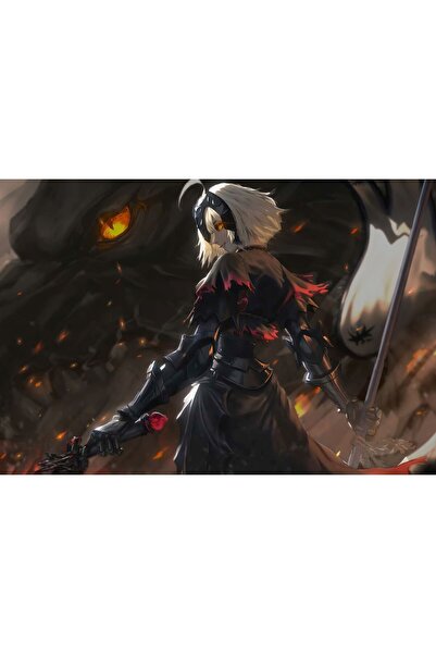 Zumzeria Πίνακας σε καμβά Jeanne Alter Fate Grand Order, 80x50εκ., tableau1421,