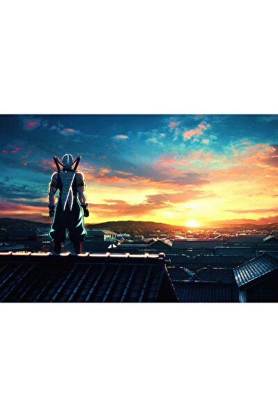 Zumzeria Tablou Canvas Demon Slayer Kimetsu No Yaiba Anime, 80x50cm, tablou14...