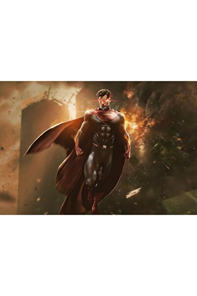 OEM Poster Evil Superman Concept Art Knightmare, 61x90cm, poster2836, Zumzeria ®