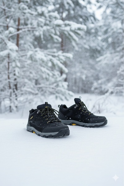 E SPORT ERKEK SİYAH SARI TRACKİNG KISA BOT