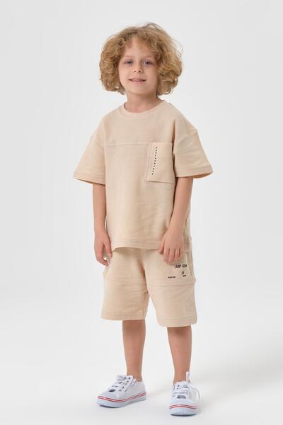 Black One Σετ αγορίστικο σορτς με λαιμόκοψη