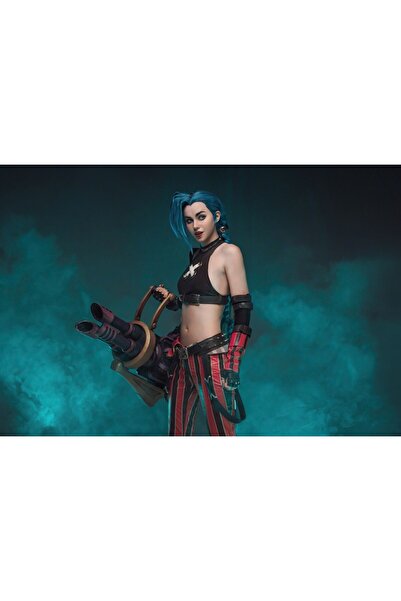 OEM Poster Jinx League of Legends Shirogane Sama Cosplay, 61x90cm, poster2656...