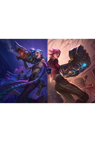 OEM Posterul Jinx VI League Of Legends, 61x90cm, poster2322, Zumzeria