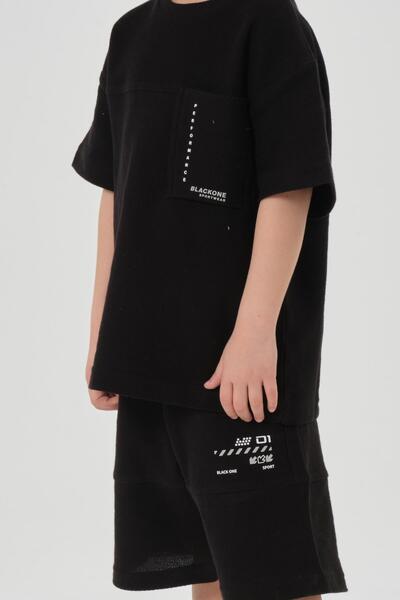 Black One Σετ αγορίστικο σορτς με λαιμόκοψη